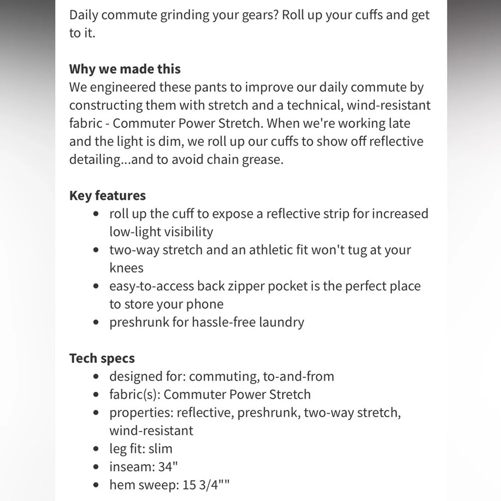 Lululemon Mission Pant